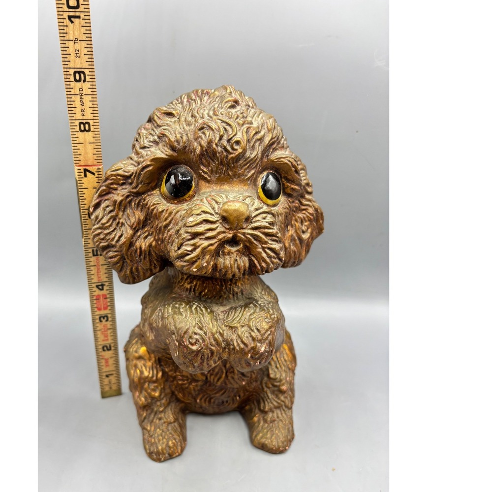 Vintage 1994 Universal Statuary Corp Poodle Dog Figurine USA 8.5 Inch